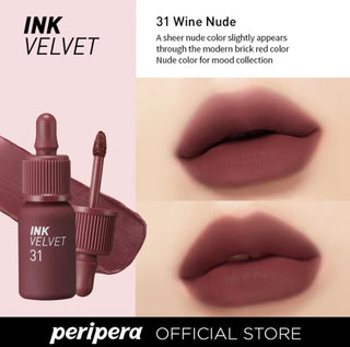 Tinta para labios peripera ink velvet