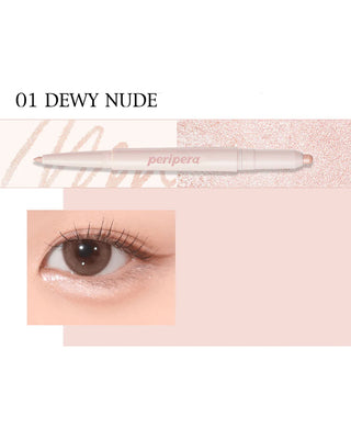 Barra delineadora 2 en 1 PERIPERA Sugar Twinkle Duo Eye Stick